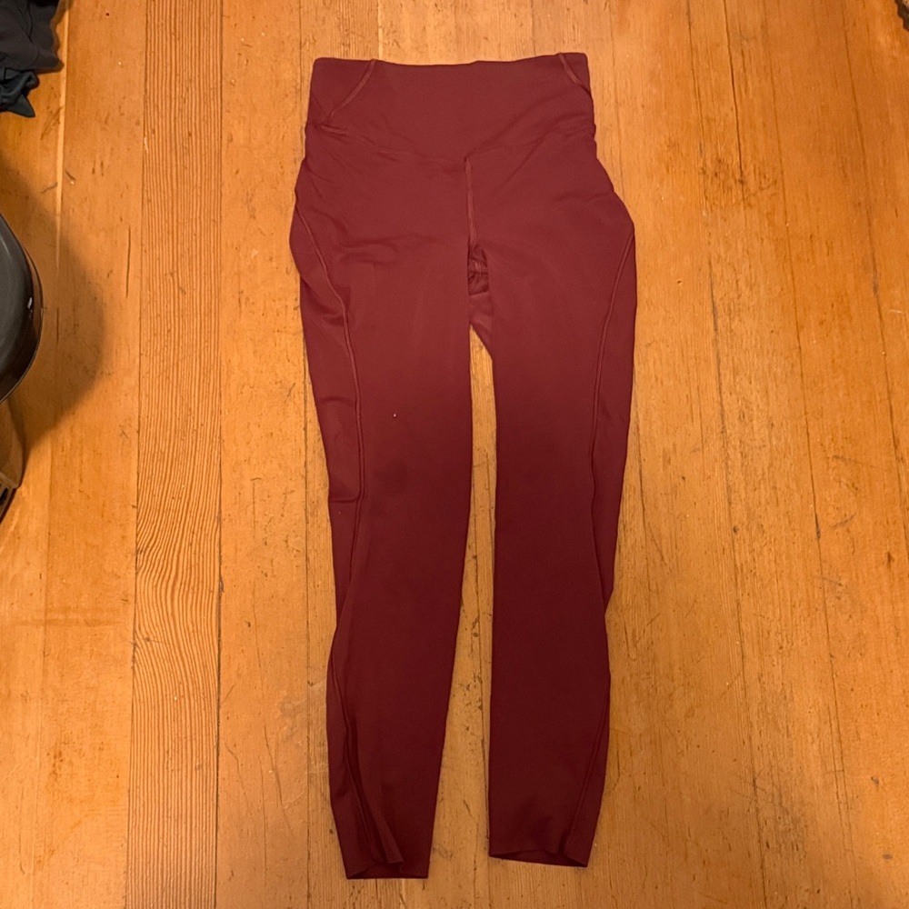 lululemon athletica Burgundy Leggings